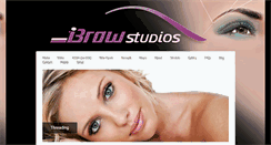 Desktop Screenshot of ibrowstudios.com
